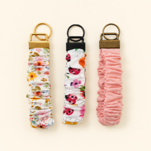 Scrunchie Keychains