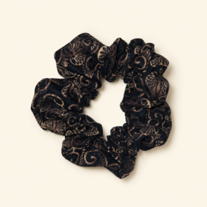 Black Vines Scrunchie