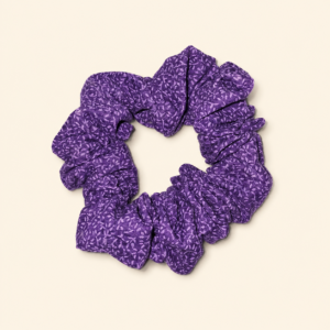 Purple Vines Scrunchie