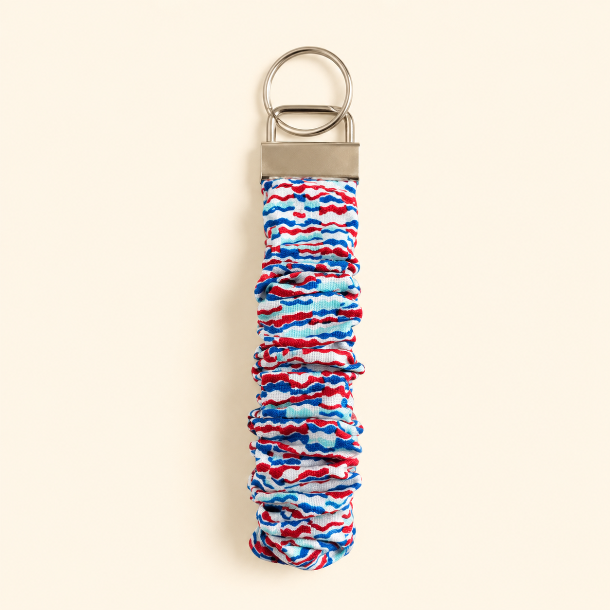Americana Scrunchie Keychain