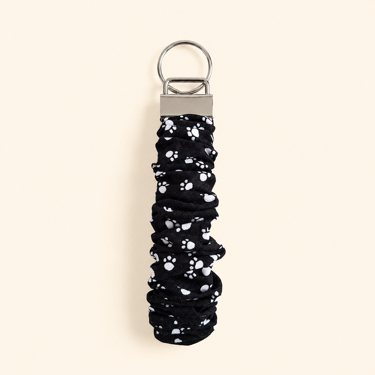 Paw Print Scrunchie Keychain