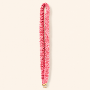 Pink Vines Scrunchie Lanyard