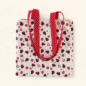 Red Ladybug Tote Bag