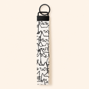 Cat Wristlet Keychain