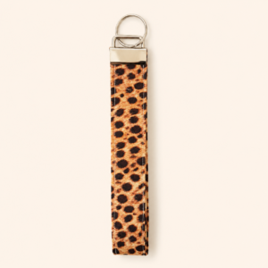 Leopard Wristlet Keychain