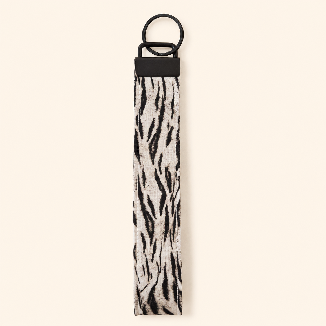 Zebra Wristlet Keychain